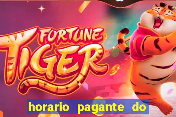 horario pagante do fortune tiger